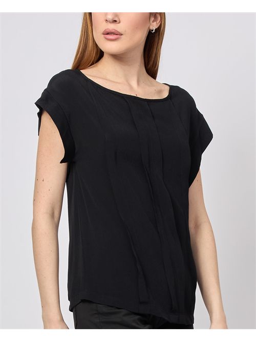 Silvian Heach women's t-shirt with kimono sleeves SILVIAN HEACH | GPP25162BLBLACK